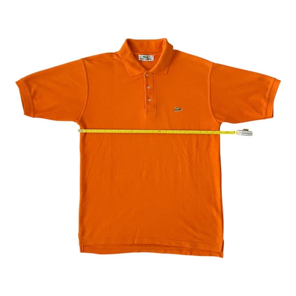 Lacoste Mens Short Sleeve Orange Polo Shirt Size 7 XXL Casual Classic Fit Preppy - Picture 8 of 9